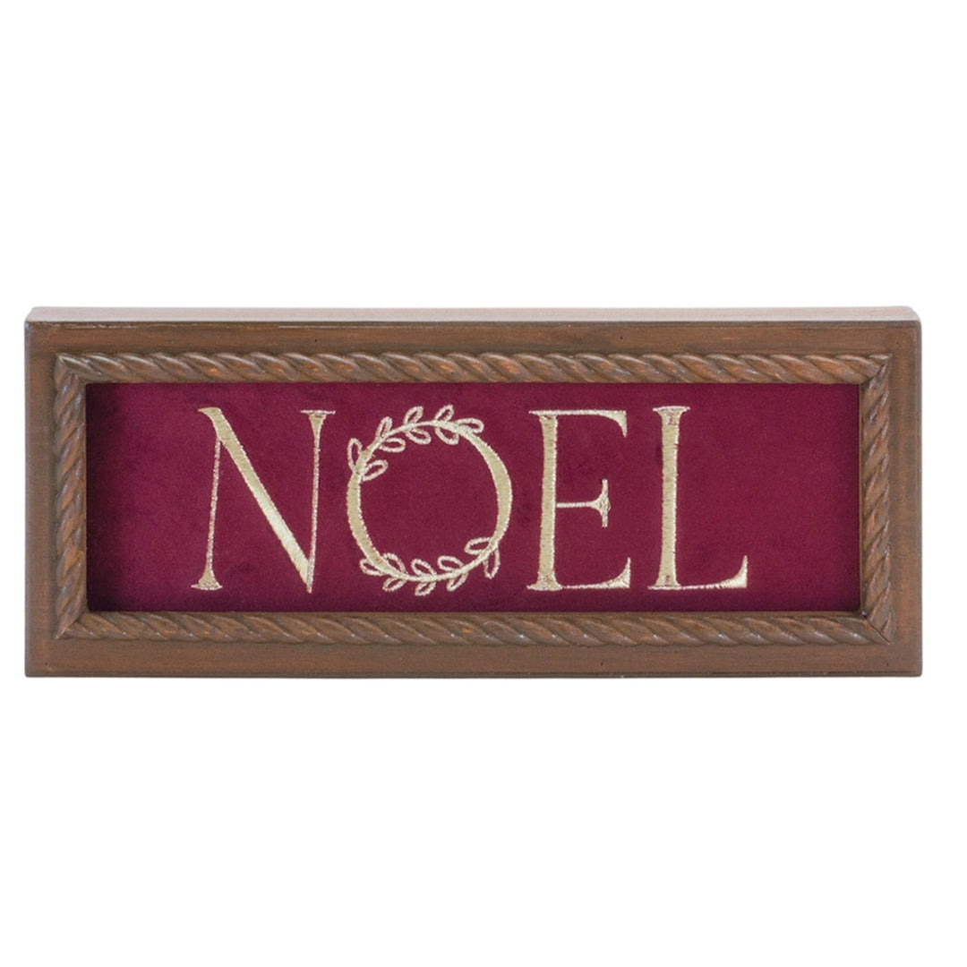 Cranberry Velvet Holiday Signs