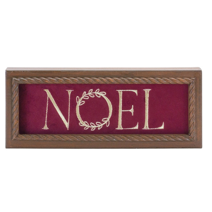 Cranberry Velvet Holiday Signs