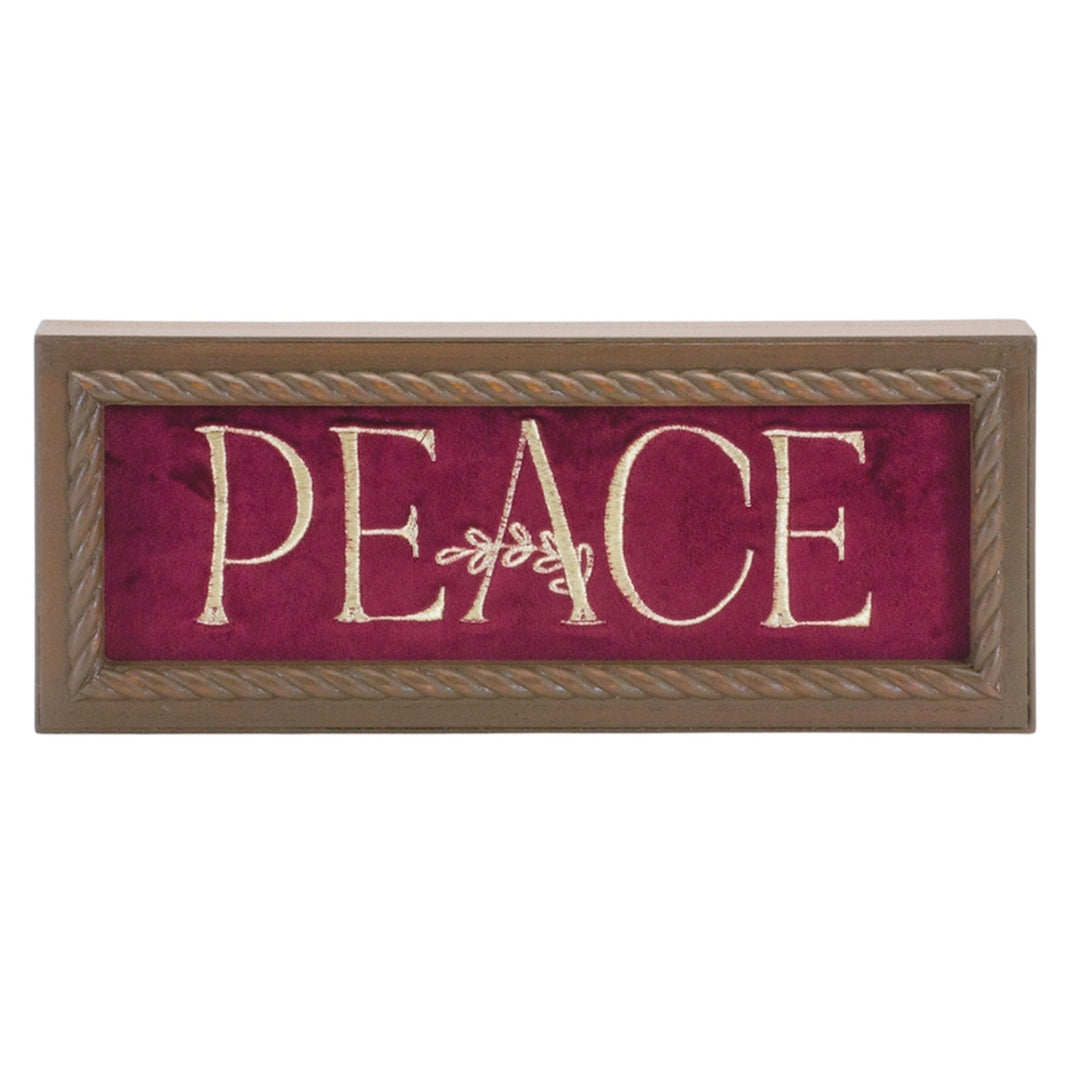 Cranberry Velvet Holiday Signs