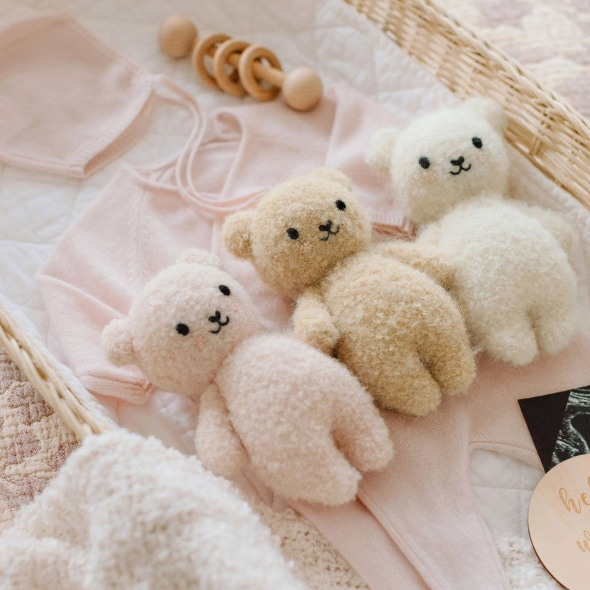 Honey Bouclé Baby Bear- Cuddle+Kind