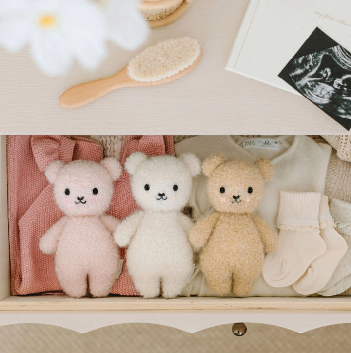 Honey Bouclé Baby Bear- Cuddle+Kind