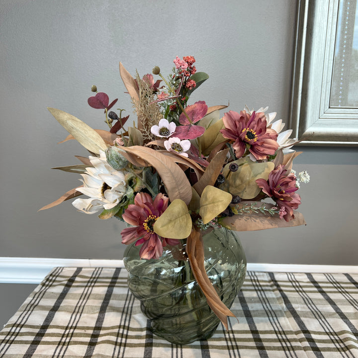 Mauve & Cream Sunflower Instant Arrangement