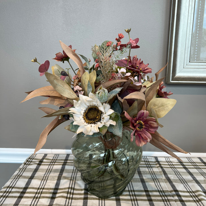 Mauve & Cream Sunflower Instant Arrangement