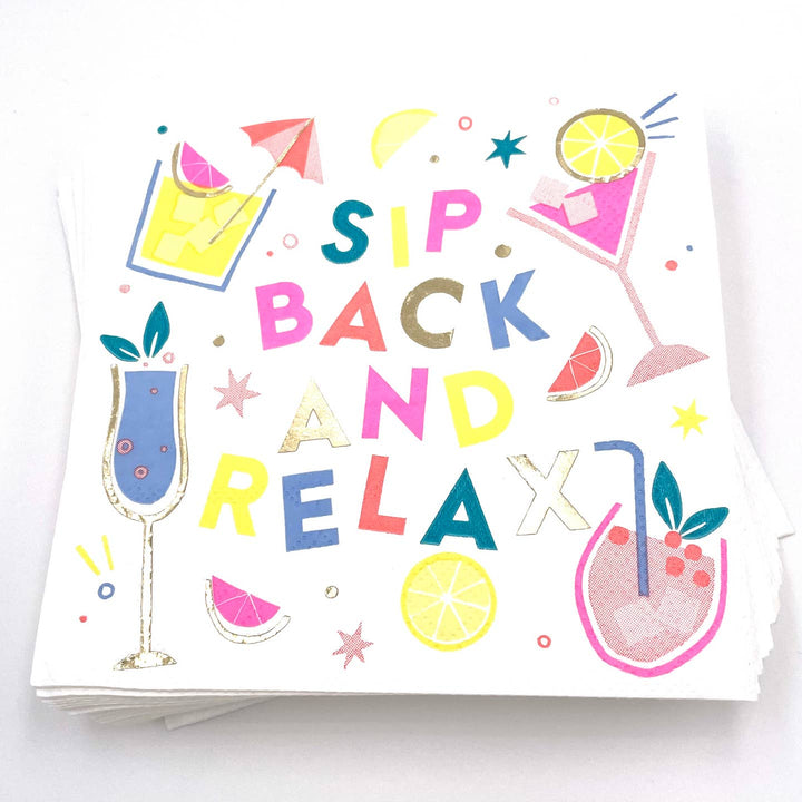 Summer Entertaining Cocktail Napkins