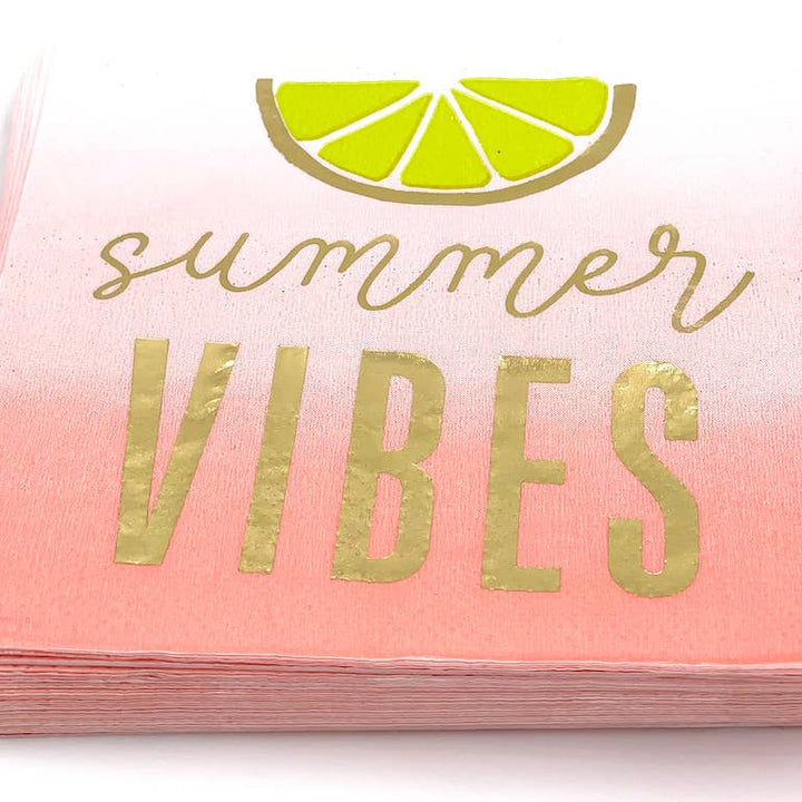Summer Entertaining Cocktail Napkins