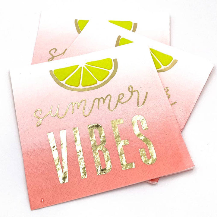 Summer Entertaining Cocktail Napkins