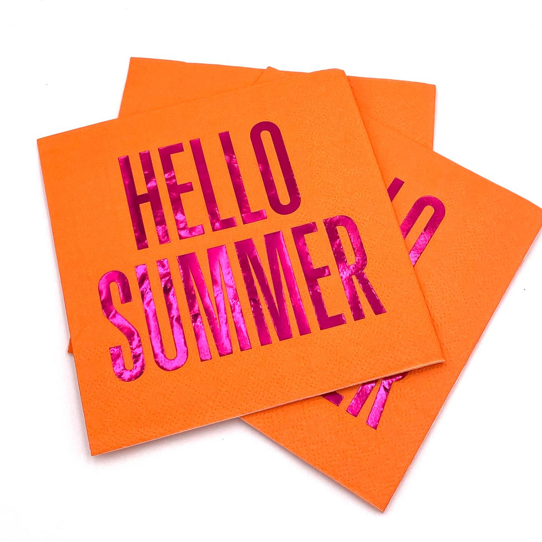 Summer Entertaining Cocktail Napkins