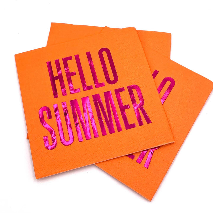 Summer Entertaining Cocktail Napkins