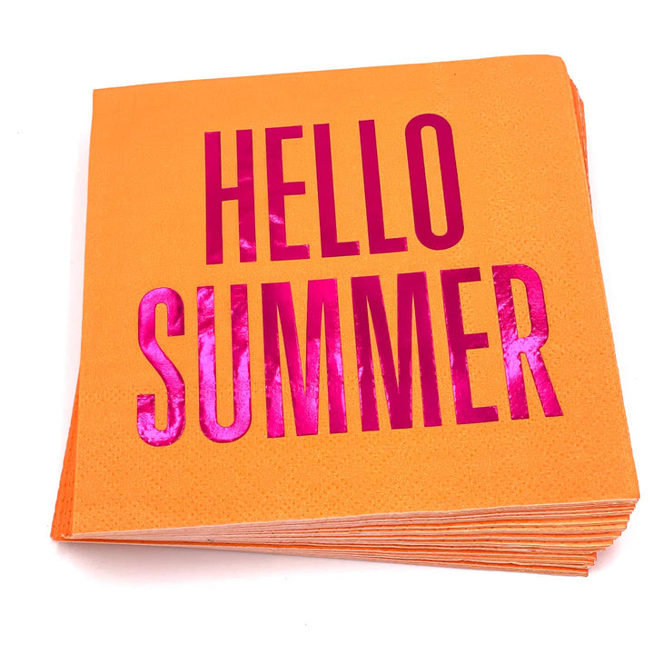 Summer Entertaining Cocktail Napkins