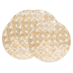 Circles Capiz Placemat