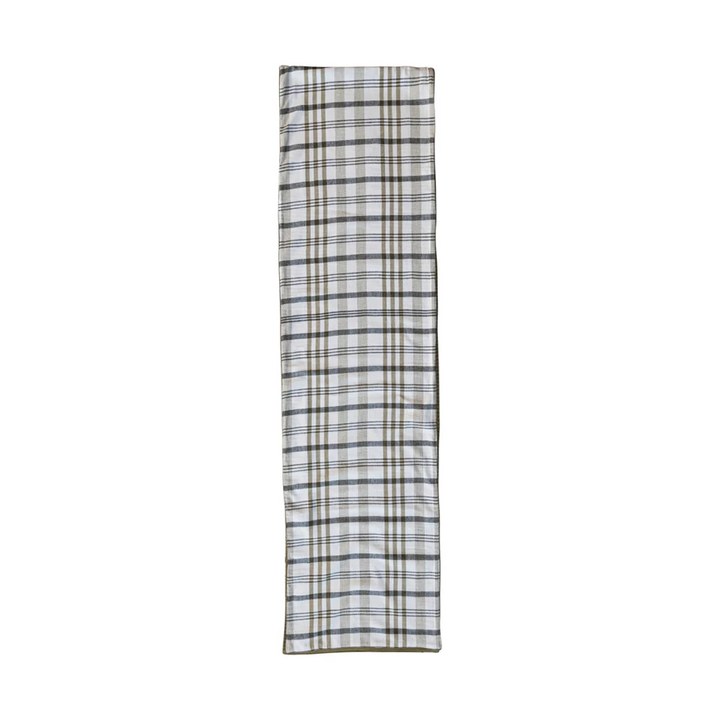 Two-Sided Stonewashed Cotton Table Runner