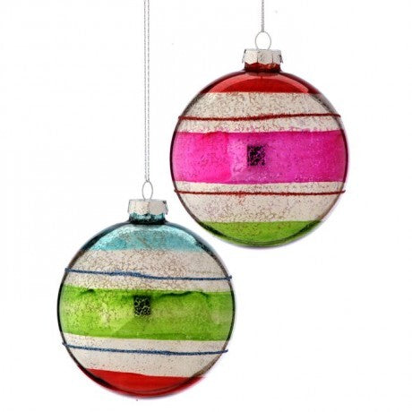 Retro Mercury Glass Ball Ornament