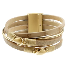 Animal and Bamboo Print Magnetic Bracelet