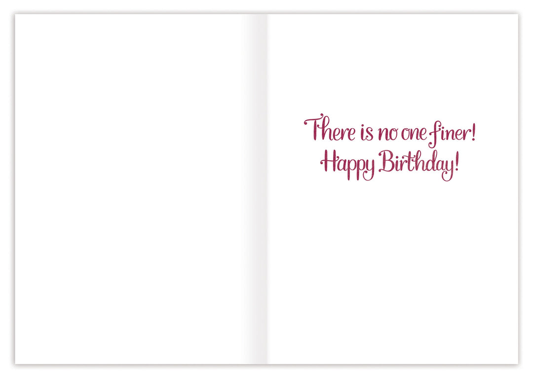 Aged to Perfection Wine Birthday Greeting Card