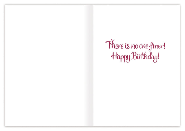 Aged to Perfection Wine Birthday Greeting Card