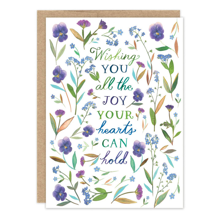 All the Joy Wedding Greeting Card