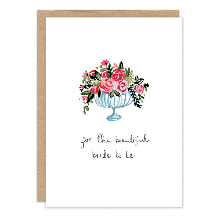 Beautiful Bride To Be Bridal Shower Greeting Card
