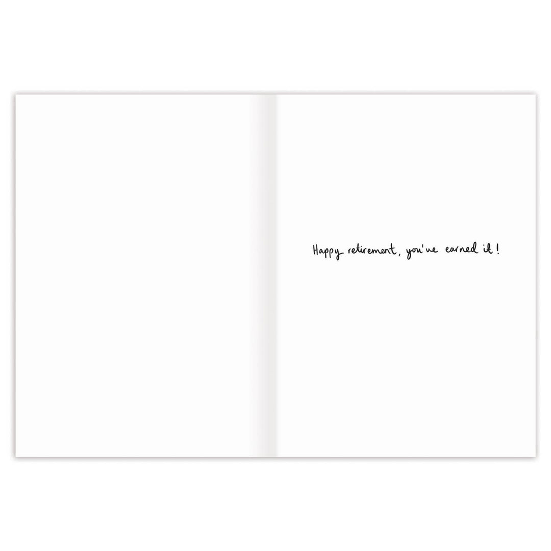 Garden Scene Retirement Greeting Card