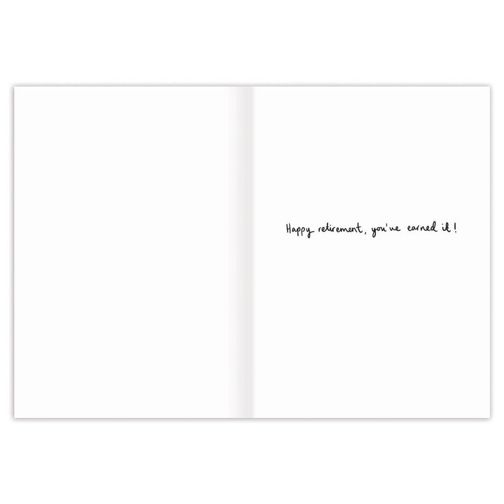 Garden Scene Retirement Greeting Card