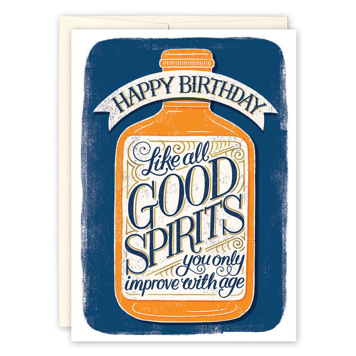 Good Spirits Birthday Greeting Card