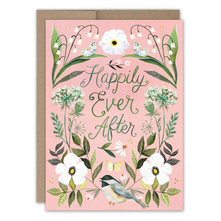 Happily Ever After Wedding Greeting Card