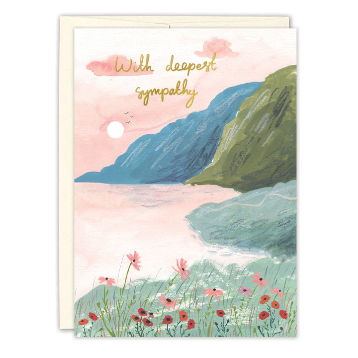 Lakeshore Sympathy Greeting Card