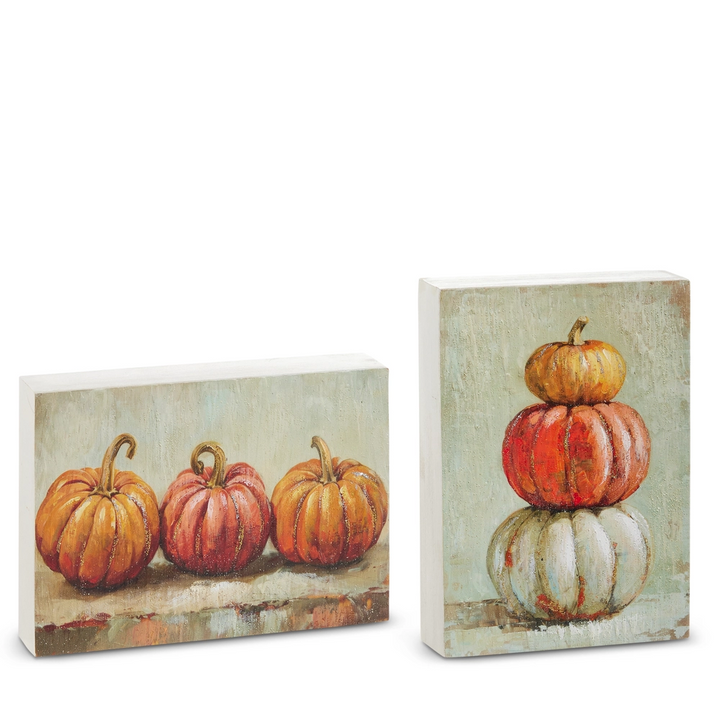 Pumpkin Trio Block