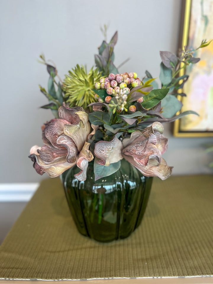 Soft Pink & Green Instant Arrangement