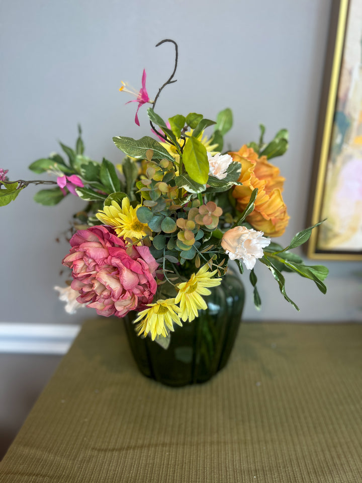 Bright Spring Daisy, Tulip, and Poppy Instant Arrangement