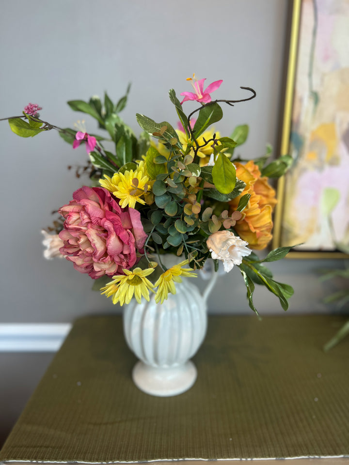 Bright Spring Daisy, Tulip, and Poppy Instant Arrangement