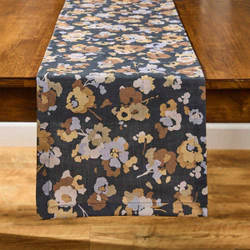 Shadow Flowers Table Runner
