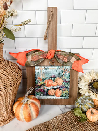 Mini Art Series: Pumpkin and Mums