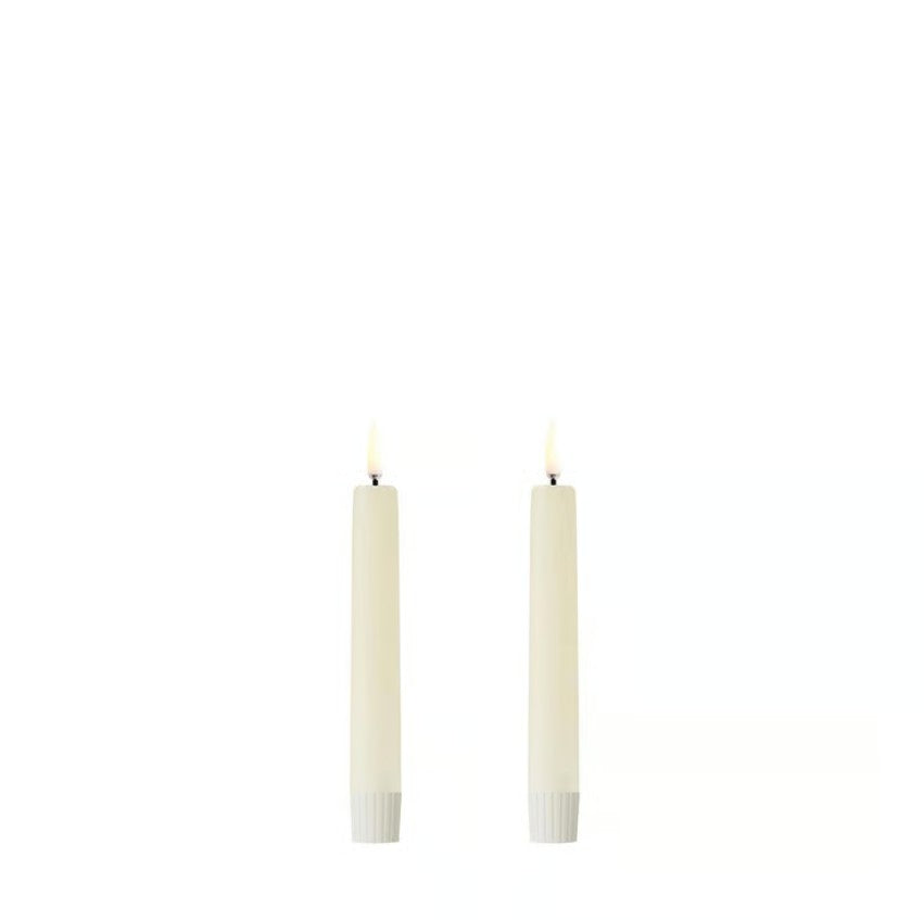 Ivory LED Taper Candles