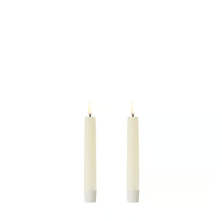 Ivory LED Taper Candles