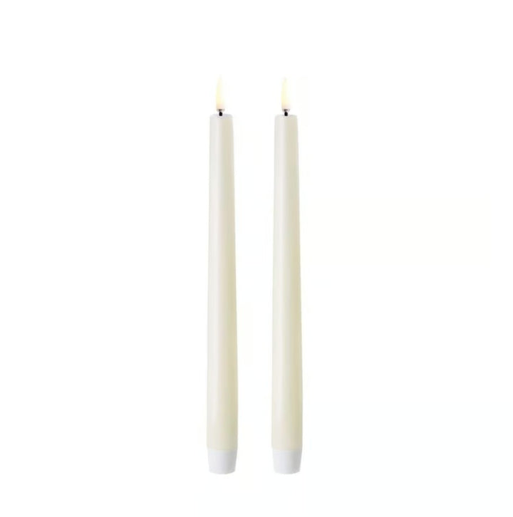 Ivory LED Taper Candles