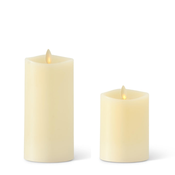 Luminara 3" Ivory LED Pillar Candle