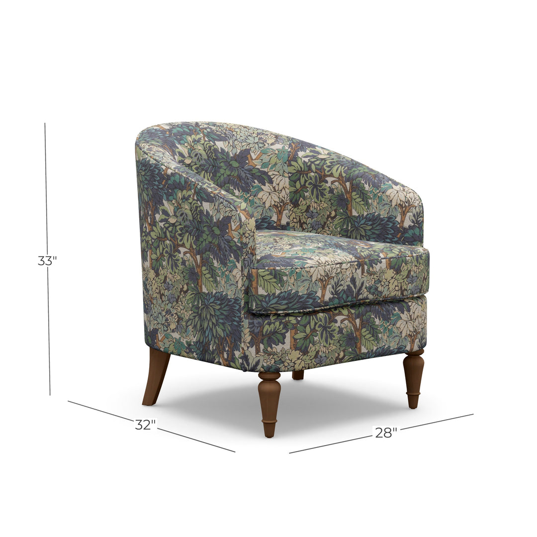 Madison Barrel Chair in Muir