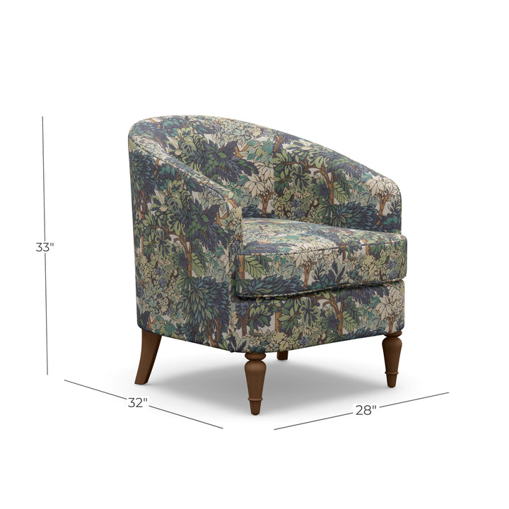 Madison Barrel Chair in Muir