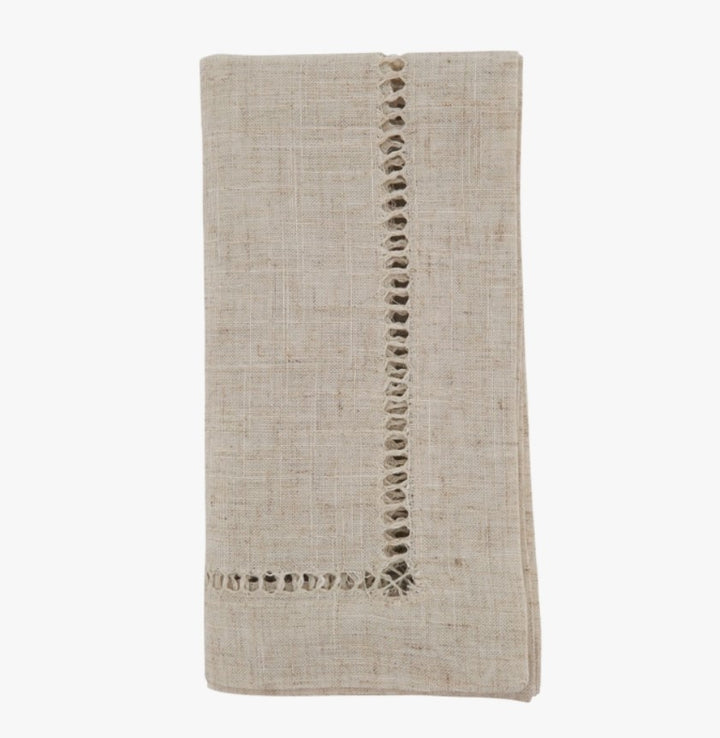 Natural Toscana Hemstitched Napkins