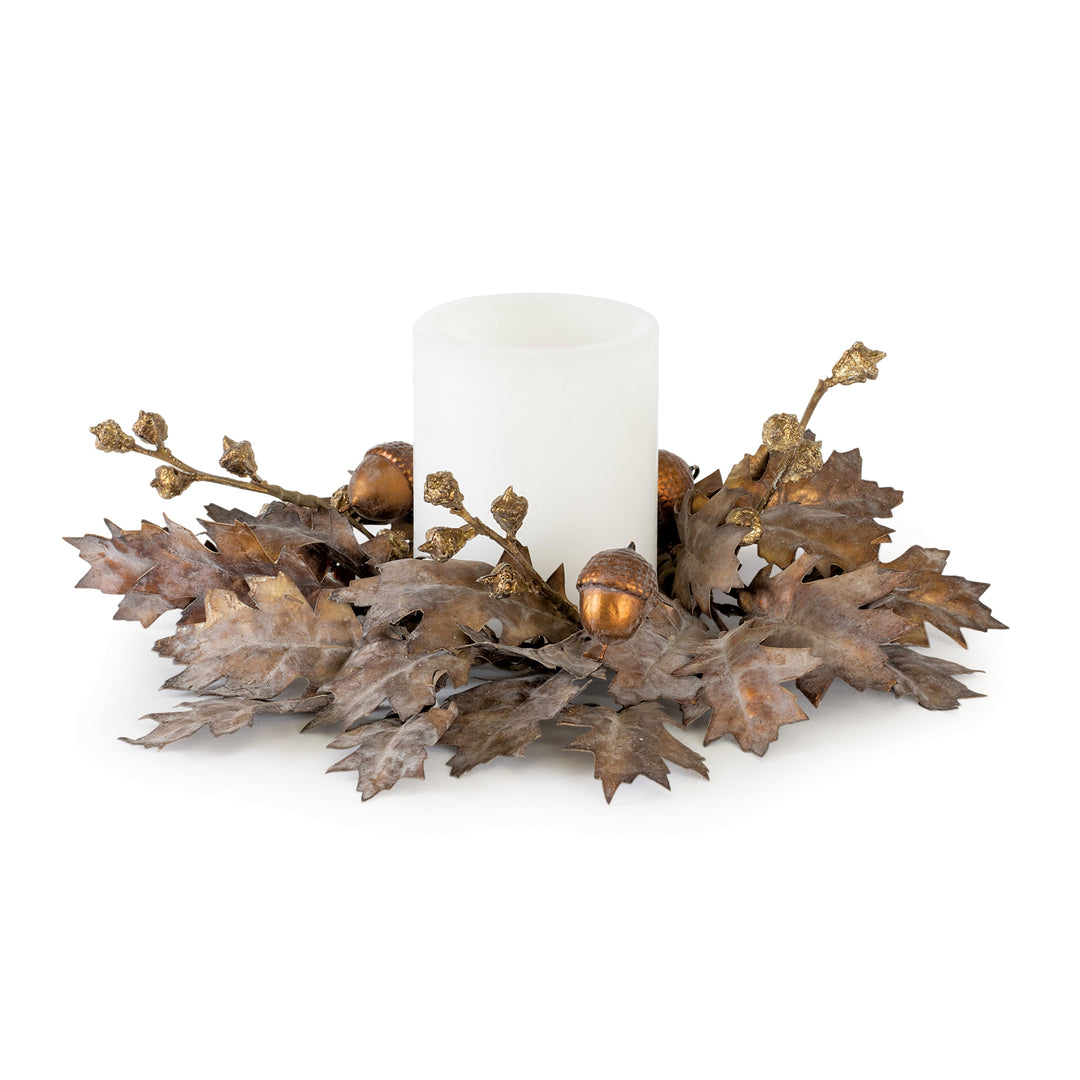 Oak Leaf Candle Ring