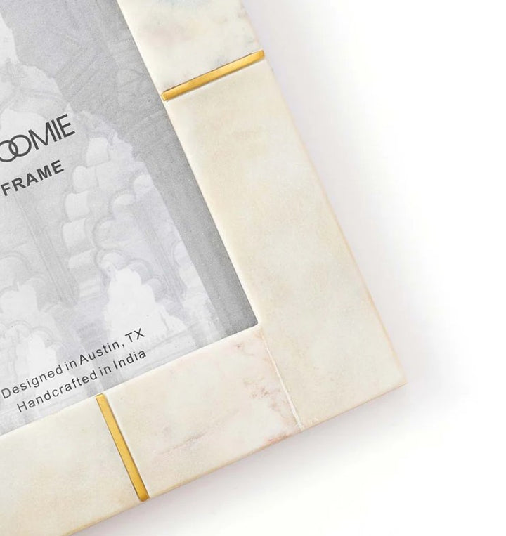 Sammita White Marble Picture Frames