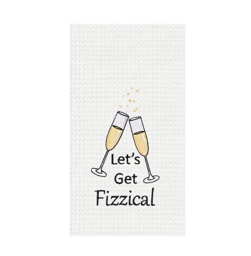 Let's Get Fizzical Dish Towel