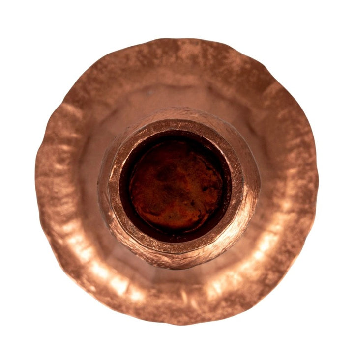 Copper Hand-Forged Cast Iron Taper Holders