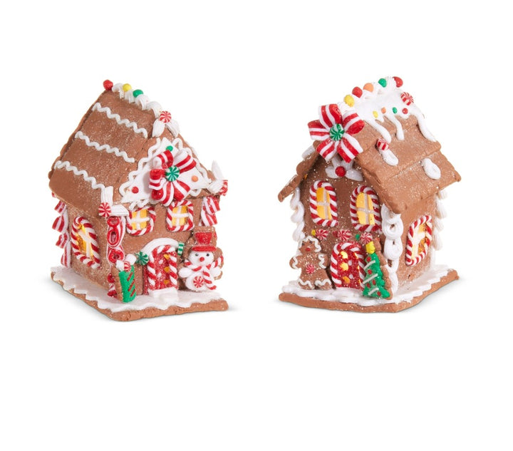 Holly Jolly Lighted Gingerbread Houses
