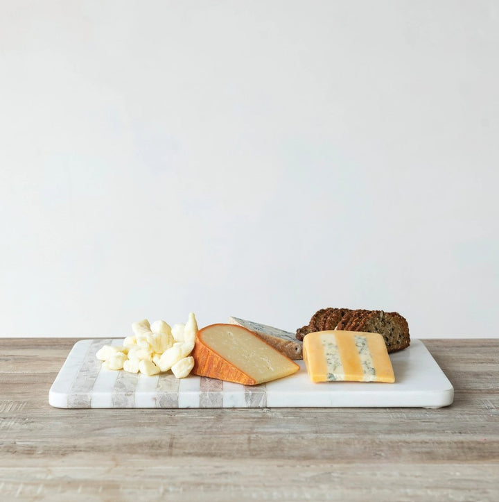 Striped Marble Cheese Board