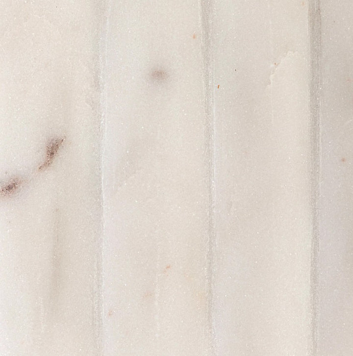 White Carved Marble Soap Dish