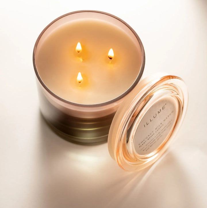 Coconut Milk Mango Statement Glass Candle