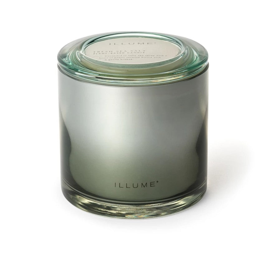 Fresh Sea Salt Statement Glass Candle