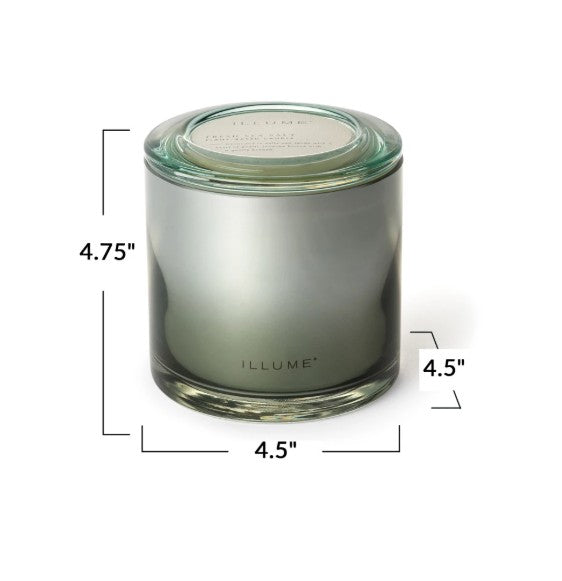 Fresh Sea Salt Statement Glass Candle