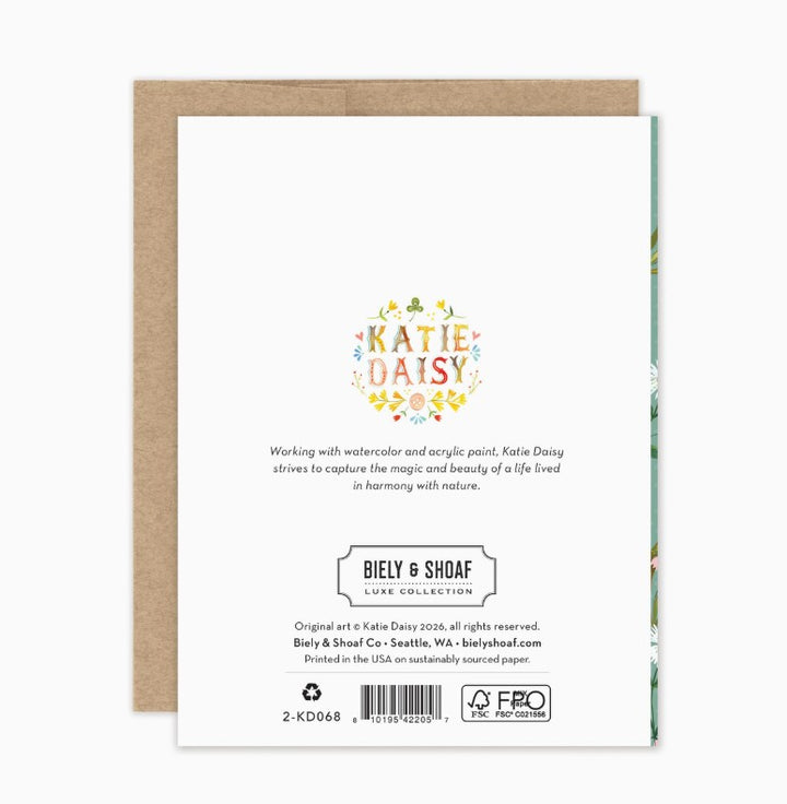 A Year of Wishes Bookstack Birthday Greeting Card